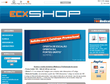 Tablet Screenshot of ecxshop.com